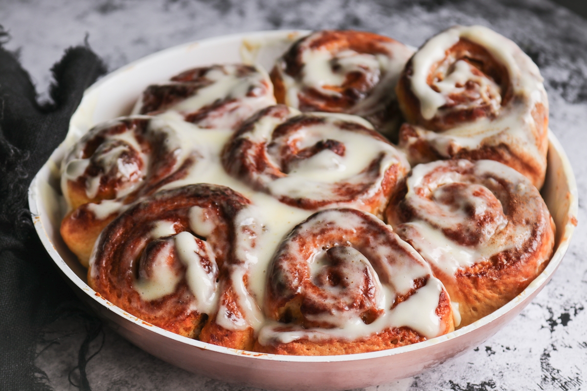 Cinnamon Rolls με Γλυκιά Κολοκύθα